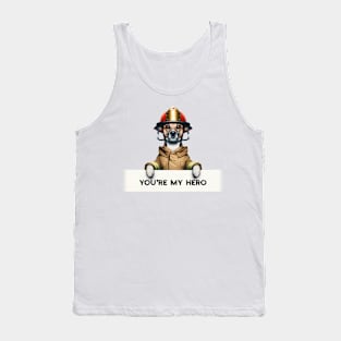 Paw-saving Firefighter Tank Top